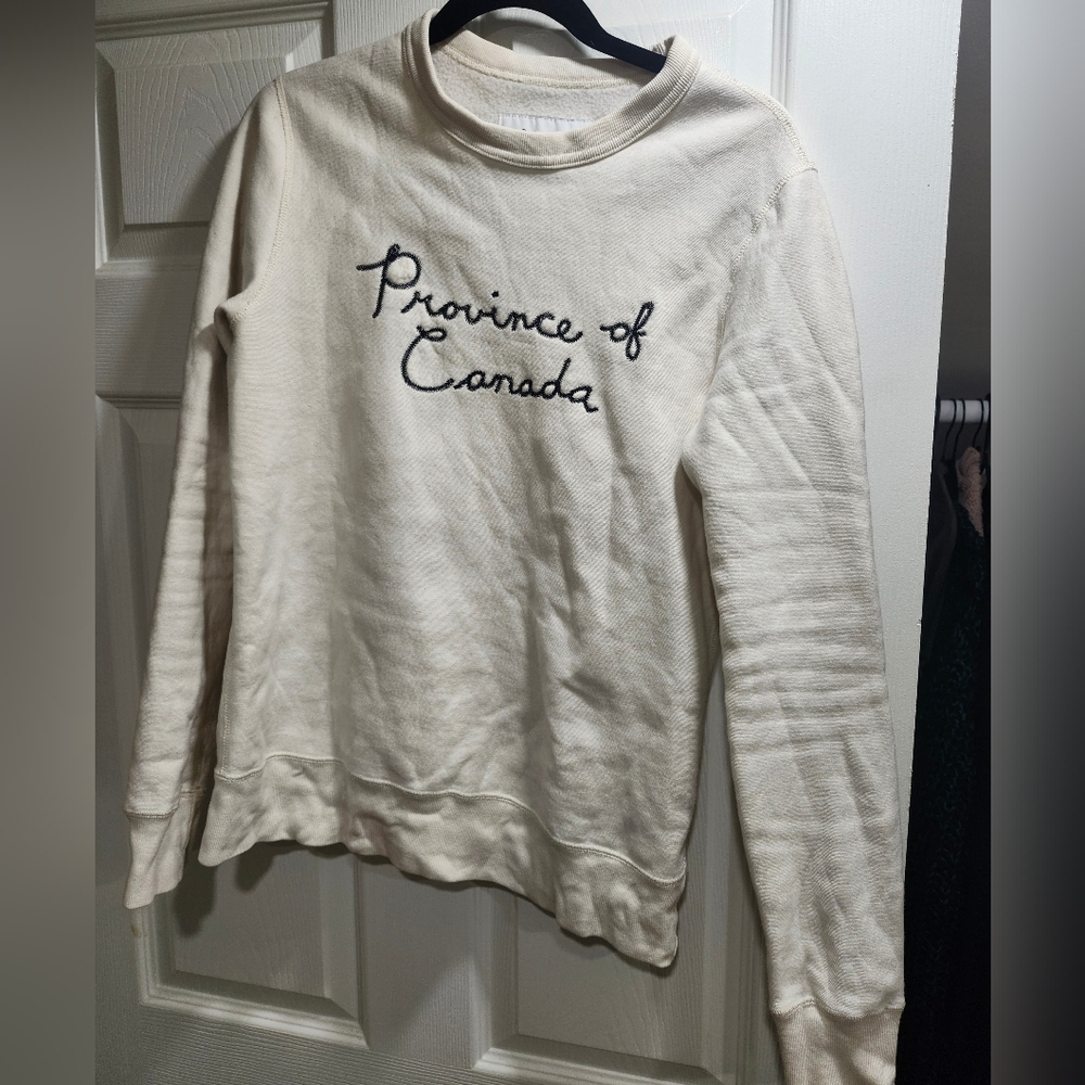 Province of Canada Cream Sweatshirt